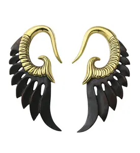 Pennon Brass Wooden Hangers / Ear Weights Pennon Brass Wooden Hangers / Ear Weights
