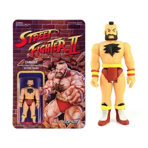 ZANGIEF - Super7/Reaction Figure - Wave 1 - Street Fighter II - 3.75 Inch - Retro