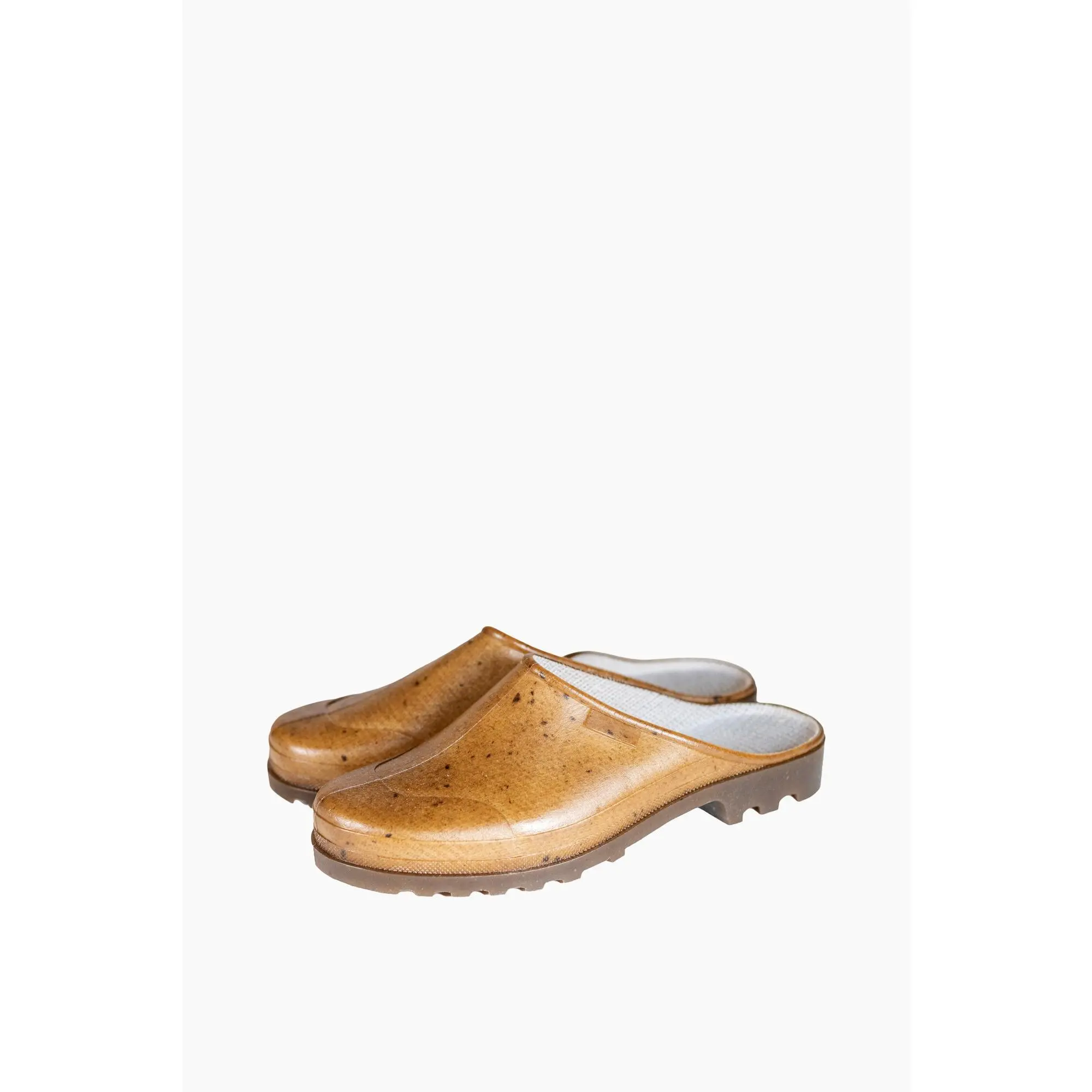 French Recycled Hemp Mules in Sepia