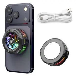 Yodevoe is a portable phone cooler featuring 15W fast cooling and AI intelligent cooling, capable of rapidly reducing phone temperature within 15 seconds. It also offers 100 adjustable cooling modes and three-color ambient lighting effects.