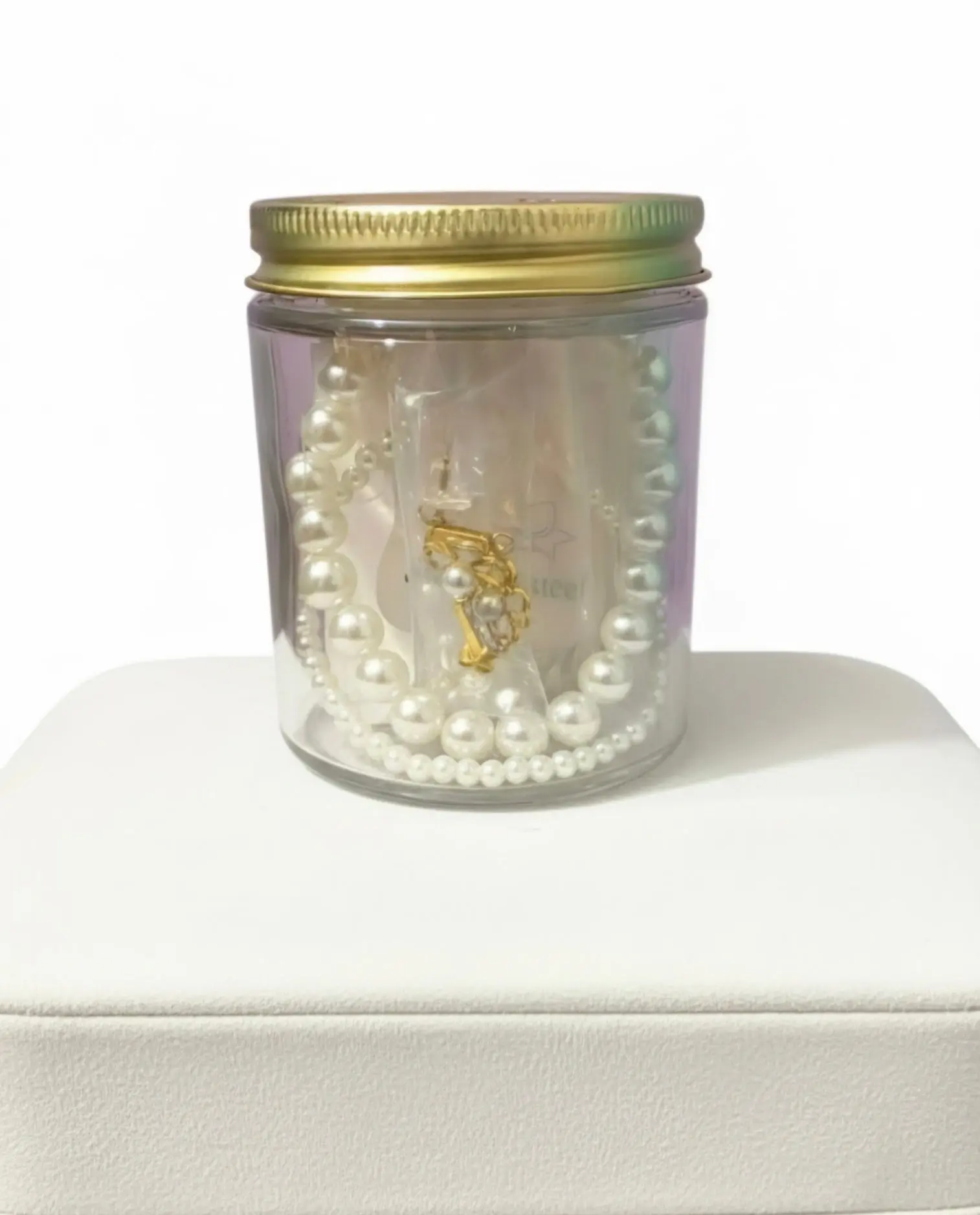 Ivory Glow 3 - Curated Jewelry Jar