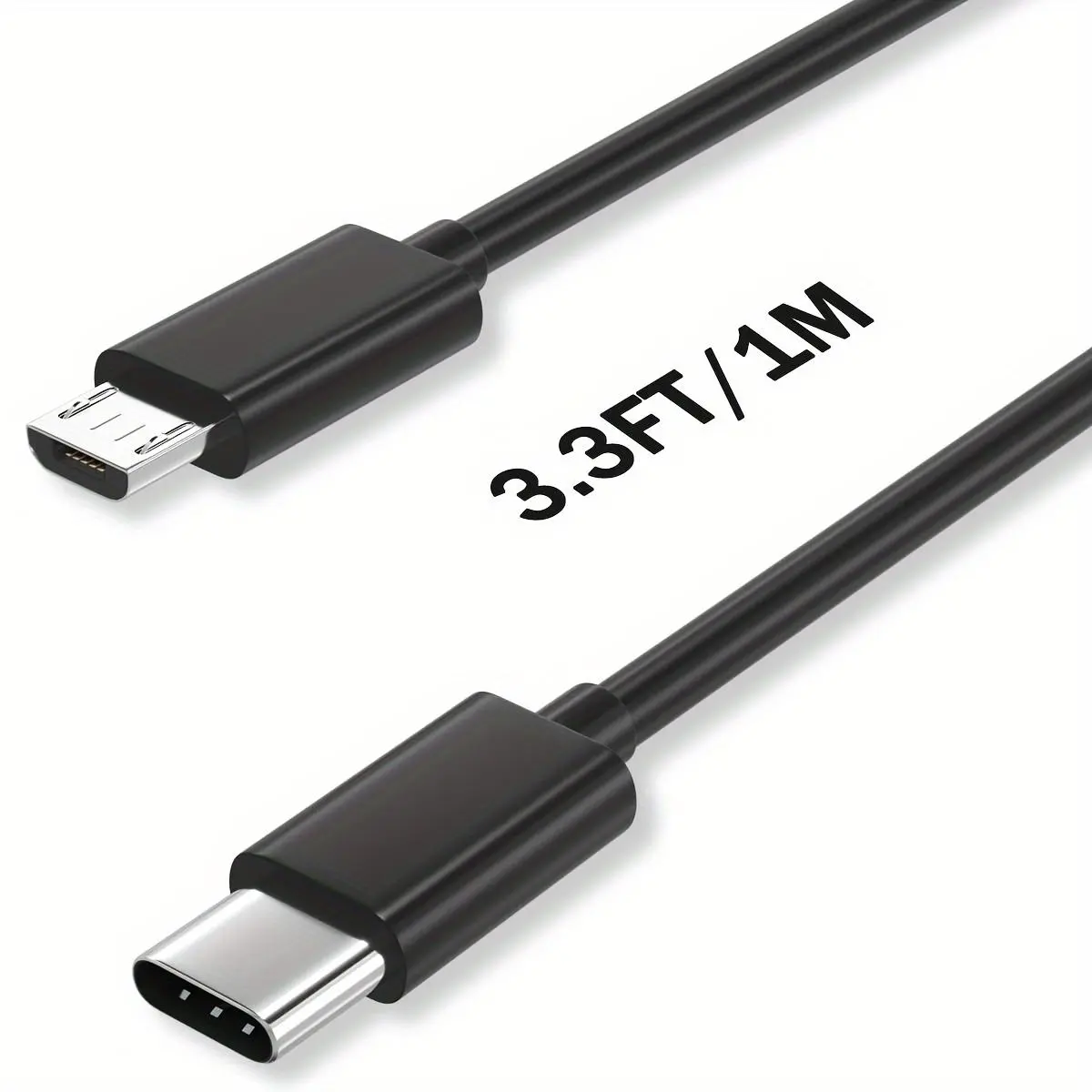 USB-C OTG to Micro USB Cable, Charger Data Sync Cord, Type C Charging, Fast Charging Solution, Charging Cable for Samsung Galaxy S7 S6, LG, Kindle, PS4 Xbox Controller, Android Phone, Electronic Mobile Accessory