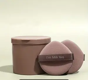 Set of 7 Air Cushion Drop Shaped With Case Flawless Makeup Powder Daily Storage Cosmetic