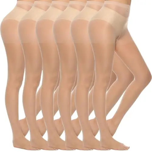 6 Pairs Nude