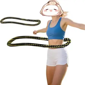 Multifunctional Hula Hoop Fitness Equipment  Soft Spring Exercise Hoops  Comfortable Design for Waist Protection Home Gym Kit Infinity Fitness