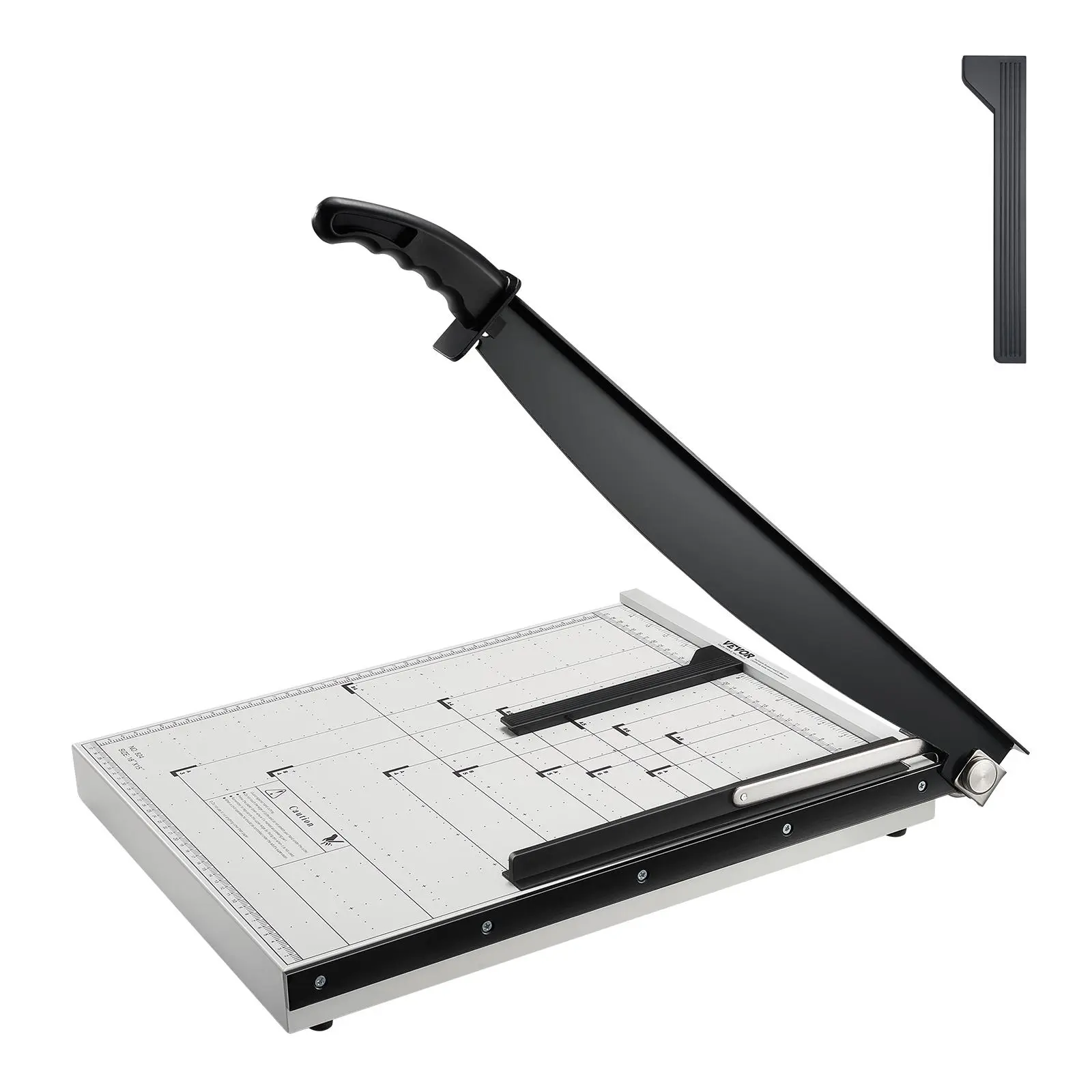 【Summerfinds】VEVOR Paper Cutter, Guillotine Trimmer, 18" Cut Length, 20 Sheets Capacity, Heavy Duty Guillotine Paper Cutter with Guard Rail/Blade Lock for Cardstock/Cardboard, Paper Trimmer for Home Office School