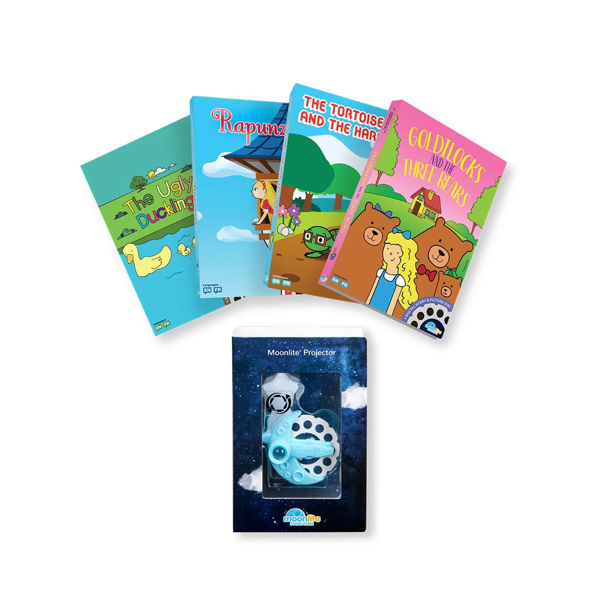 Moonlite Fairy Tales 4 Story Collection with Projector
