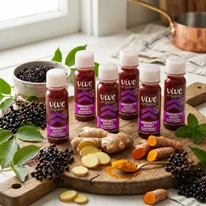 Vive Organic Elderberry Immunity Boost Wellness Shot (2 Oz)