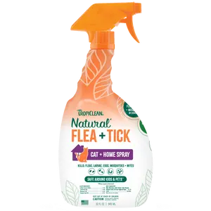 TropiClean Natural Flea + Tick Home + Cat Spray