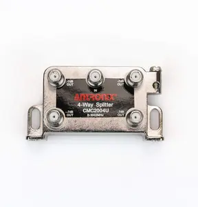 Antronix CMC2004U 4-Way Universal MoCa Splitter -3.5dB -7dB 5-1002 MHz High Performance for Coax Cable TV & Internet