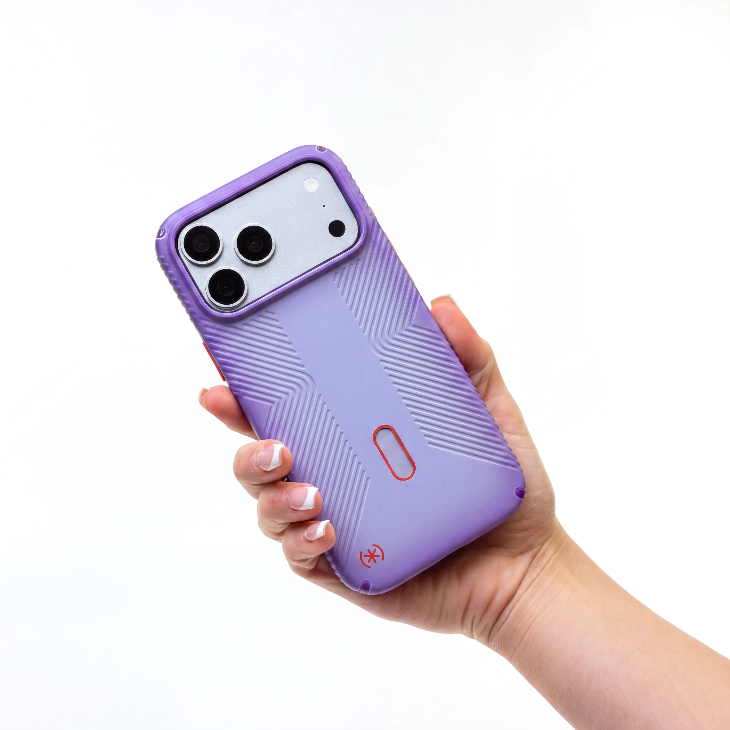 SPECK Presidio Lux Grip Smartphone Case for iPhone 17 Pro Max, Dual-Layer Drop Protection, MagSafe with ClickLock No-Slip Interlock, Raised Bevel Screen Protection, No-Slip Inverted Grips