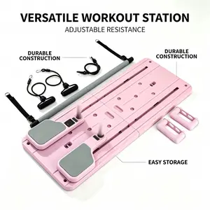 2025 Pilates reformer set, Pilates board, 5-in-1 multifunctional abdominal board, portable abdominal muscle trainer, foldable Pilates reformer board, for home use