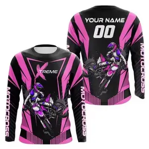 Motorcycle Clothing Quick-Dry Sportswear New Printed Letter 07 Sports Shirt New High-Quality Off-Road Motorcycle Mountain Bike Clothing Athletic Fashion Activewear