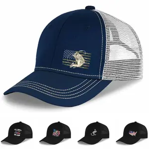 American Flag Baseball Cap for Men Women Low Profile USA Baseball Hat Summer Fishing Trucker Hat Lightweight Breathable Adjustable Hat Teens Ideal for Sports and Travel