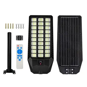 Next-Gen Solar Street Light Outdoor 480PCS 5054 SMD LED Super Bright Lamp with 3 Modes Motion Sensor Remote Control Solar Powered Wall Pole Mounted Security Light ABS Housing IP65 Waterproof for Yard Garden Garage Street