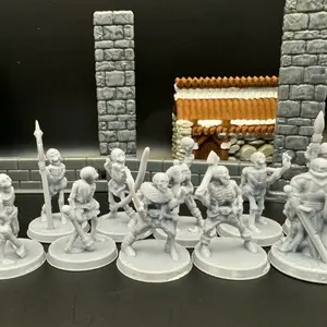 Skeleton D&D Starter Pack with 28MM Resin Miniatures by BriteMinis tabletop miniatures