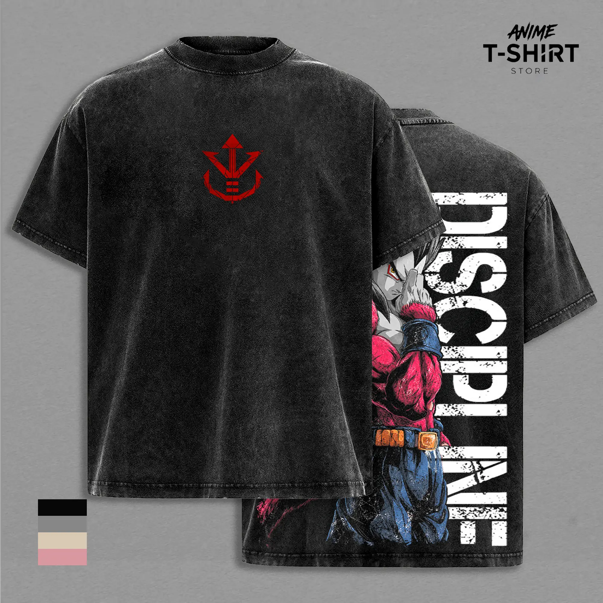 Saiyan Prince SSJ4- DBZ Graphic Tee Vintage Washed Shirt Unisex Streetwear Anime Shirt Saiyan Tee DBZ Z Shirt Gift for Anime Lovers DBZ Fans
