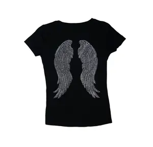 Bling Wing T Shirt V-Neck