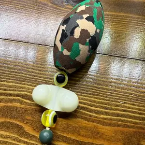Matt Cat Rig Army Camo EVA Foam Egg Float with 10/0 Bounty Hunter Circle Hook