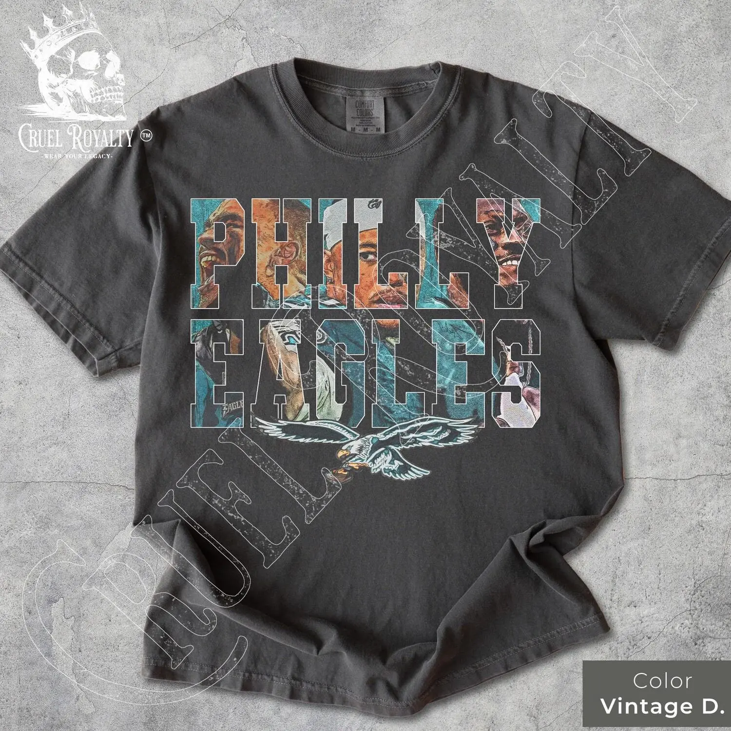 Vintage Philadelphia Football Shirt, Unisex Crewneck, Eagle Fan Tee, Philly Fan Apparel, Retro Sports T Shirt, Gift for Him & Her