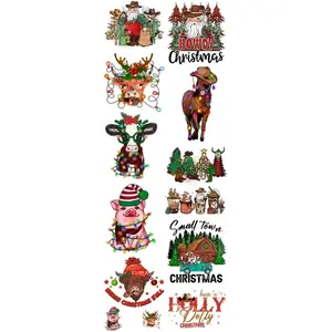 Howdy Christmas DTF Transfers Gang Sheet 22” wide x 60” long DTF Gang Sheet