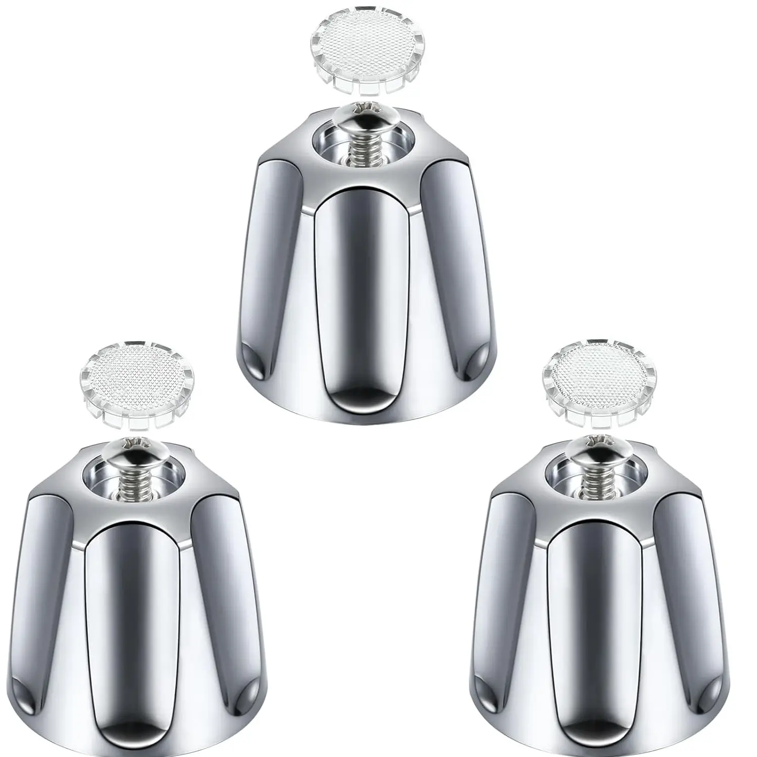 Metal Shower Knob Replacement Kit, Decorative Bathroom Set, Bathroom Fixtures, Bathroom Shower Equipment, Simple Nordic Style Bath Tub Handle, Easy Installation Accessories