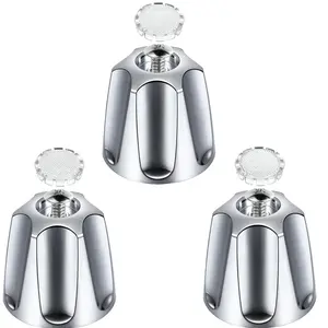 Metal Shower Knob Replacement Kit, Decorative Bathroom Set, Bathroom Fixtures, Simple Nordic Style Bath Tub Handle, Easy Installation Accessories