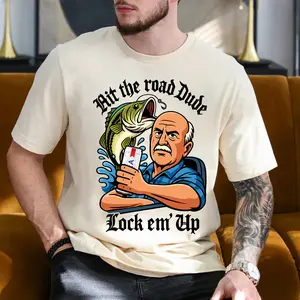 Lock Em Up ver 3 T-Shirt Viral Funny Graphic Tee Shirt, Fashion Cotton, Full Sizes, For Men, For Women