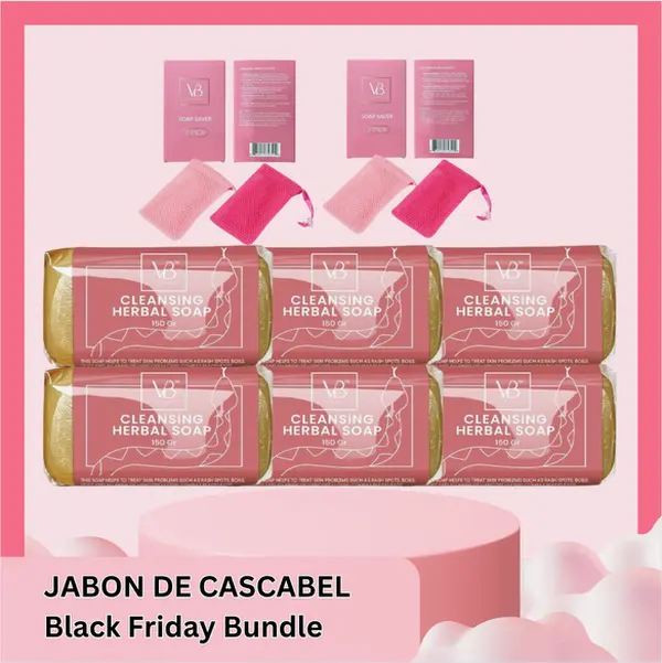 6× CLEANSING HERBAL SOAP & 4 SOAP SAVER