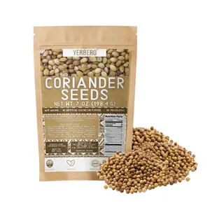 Coriander Seeds 7oz (198g) | Semilla de Cilantro Premium | Coriandrum sativum | Gourmet Spices - 100% Natural, No Additives, Vegan, Gluten Free-  Natural Spice Herb Tea