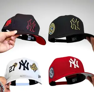 New Era MLB Snapback Hat – NY Yankees LA Dodgers Sox Cardinals Nationals Adjustable Cap, Flat Brim, Urban Style