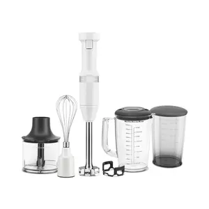 KitchenAid Variable Speed Corded Hand Blender with Accessories | White