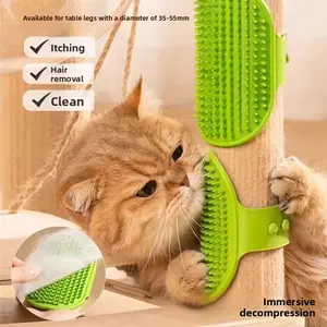 Cat Scratching Tool Pet Table Leg Strap Comb Silicone Wall Corner Massage Kitten Scratching Board Cat Toy Hair Scratching Artifact