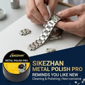 Professional Metal Polishing Compound, Stainless Steel Watch Band Cleaner, Jewelry Rust Remover, Mirror Repair, Non-Corrosive Care Cream