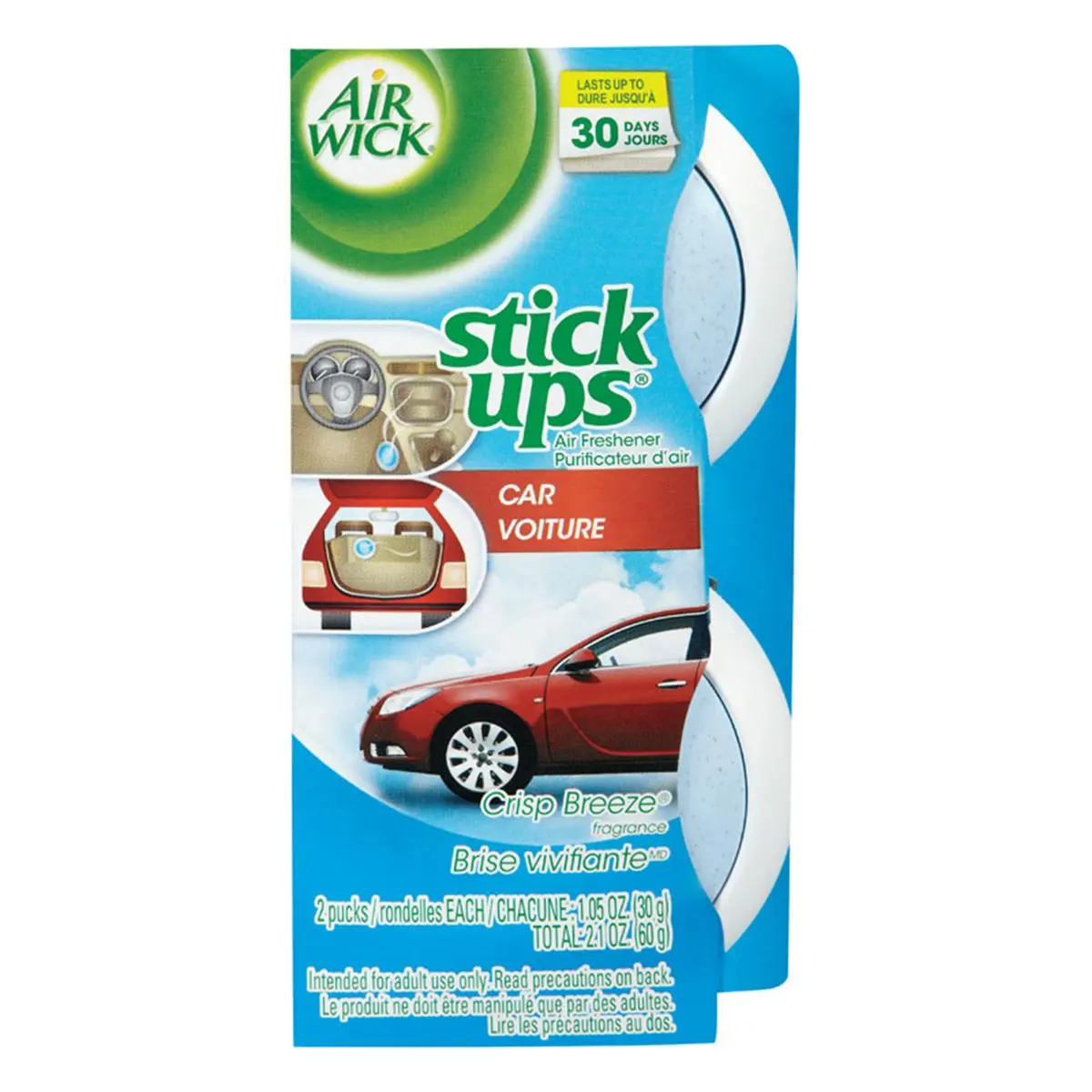 6233885823 Air Wick Stick Ups Car Air Freshener - Pack of 12