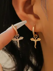 1 Pair of Women's Fashion Statement Dragon-Inspired Dangle Earrings - Everyday Wear | Holiday | Party Accessories - Exquisite Gift for Friends | Family | Loved Ones