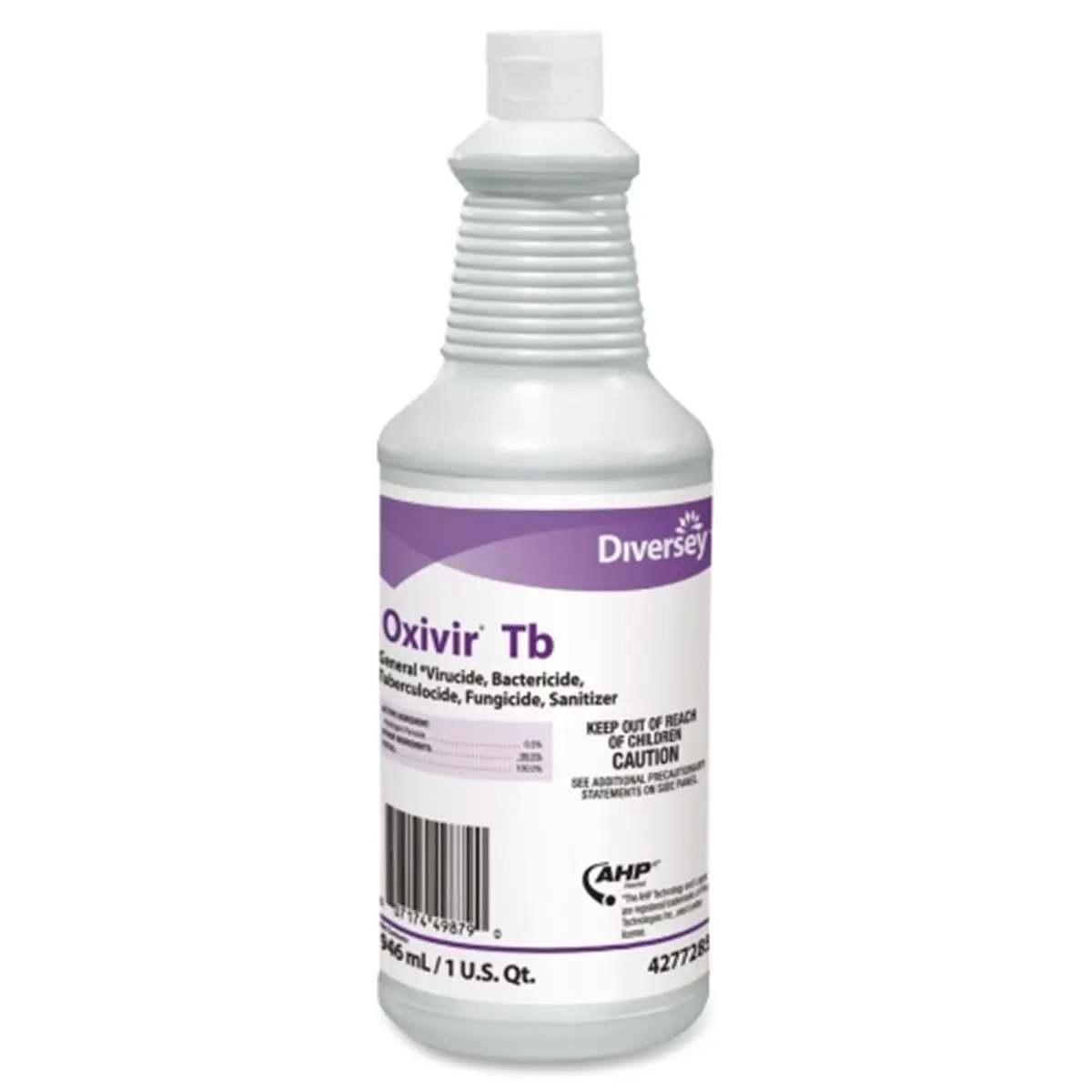 212 MAIN Diversey Proprietary Hydrogen Peroxide Liquid Disinfectant Cleaner - 32oz Colorless All-Purpose Antimicrobial Household Solution, Bactericide, Fungicide, Virucide, Tuberculocide with Fast Kill Action