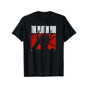The Plot in You Vol. 1 - 100%25 Cotton Crew Neck Band T-Shirt - Black, 180G fashion round neck menswear crewneck men's graphic tee tees good oversized tshirt men T-Shirt for Men fashion round neck