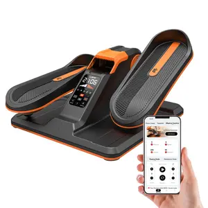 TOUSAINS Under Desk Electric Elliptical Machine with App – 7 Adjustable Speeds, Remote Control, Quiet Portable Leg Exerciser for Seniors & Adults, Low-Impact Fitness for Home Office or Rehab