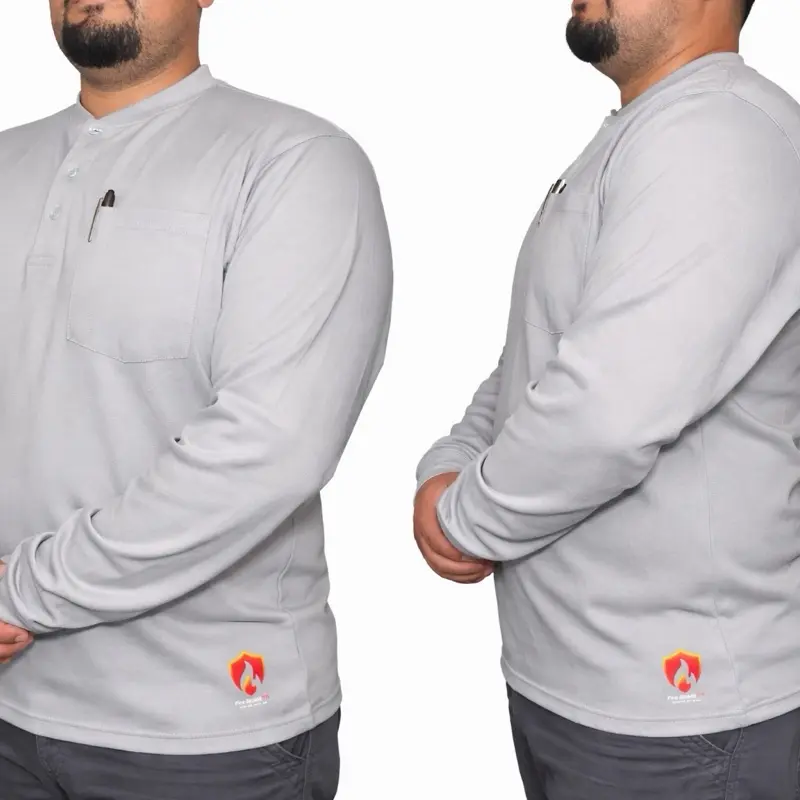 Fire Shield FR CAT2 – Flame Resistant Work  Long Sleeves Menswear Shirt Top