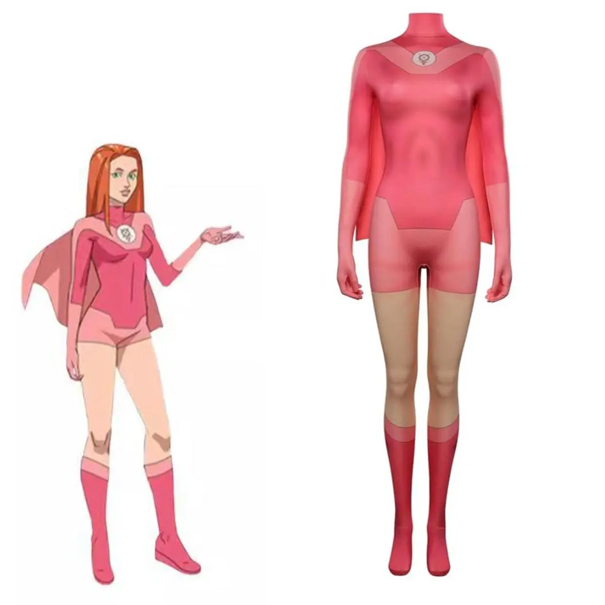 Anime Invincible Atom Eve Cosplay Jumpsuit Costume Women Girls Outfits Fantasia Role Play Clothes Halloween Carnival Party Suit