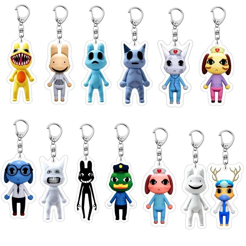 Animal Hospital Game Keychain, Secretary Head Nurse Secret Agent Intern Ratthew Bag Charm, Horror Game Fan Gift - Cute Accessory, Fun Charm For Backpack Or Purse | High Quality and Customer Favorite Items