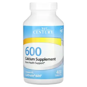 21st Century Calcium Supplement 600, 400 Tablets (600 mg per Tablet)