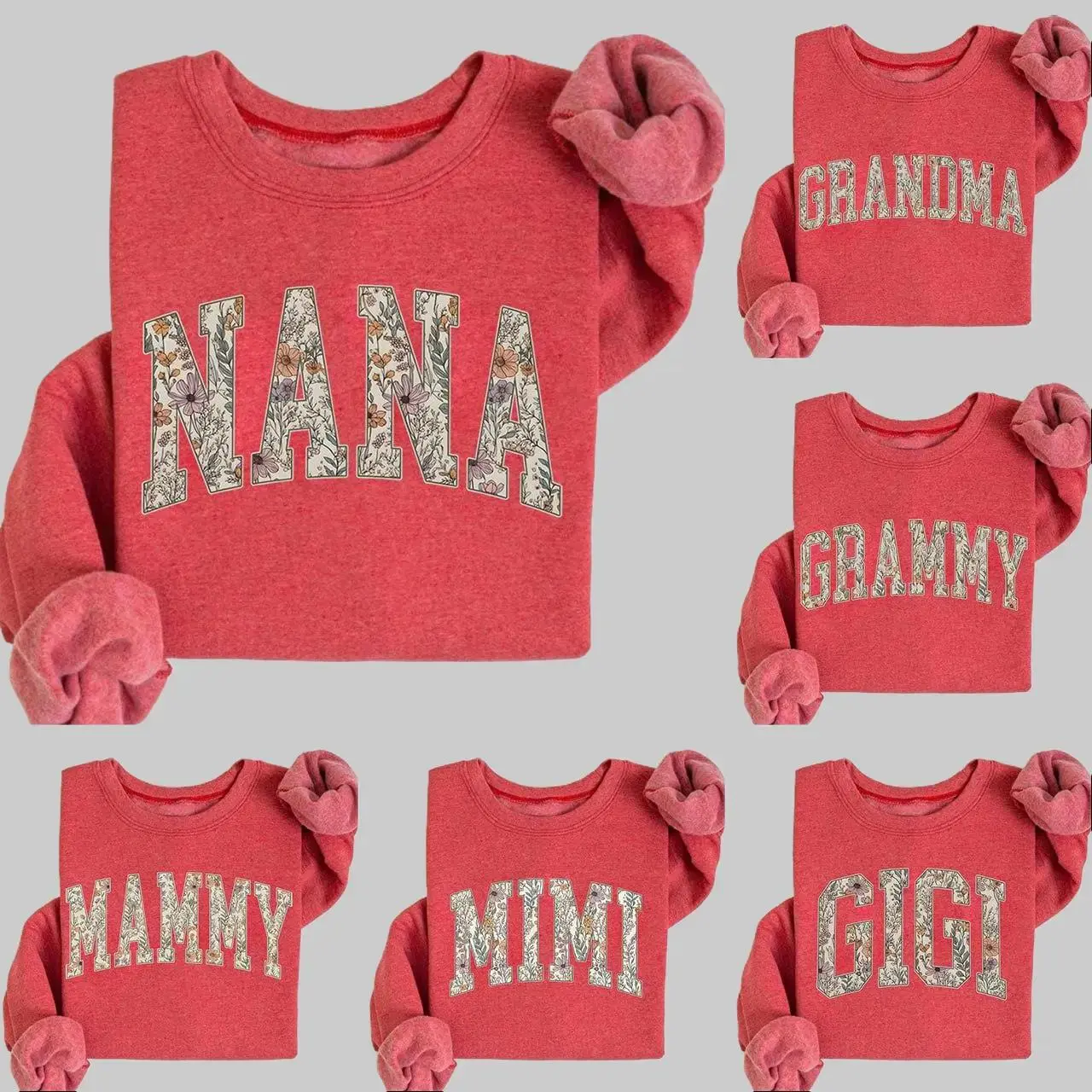 Custom Mama Sweatshirt, Mothers Day Gift, Personalized Grandma Sweatshirt, Gigi Sweatshirt, Grammy Mimi Nonny Mommy Honey Shirt