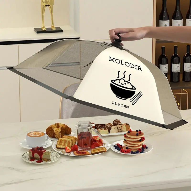 Mesh Food Cover, 1 Count Household Foldable Food Umbrella Cover, Anti-fly Food Cover for Kitchen, Kitchen Cooking Accessories, Home And Kitchen