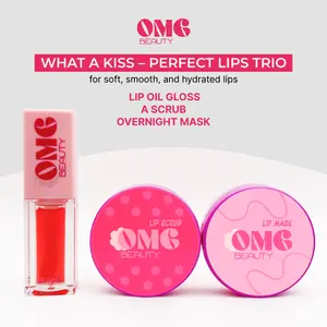 What a kiss 3-in-1 Lip Care Set by OMG Beauty