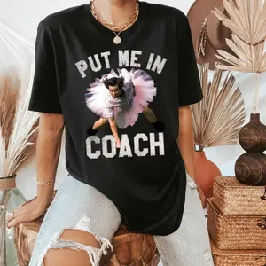 Funny Put Me in Coach Jim Carey Tshirt -Soft and Comfortable T-Shirts Top Summer