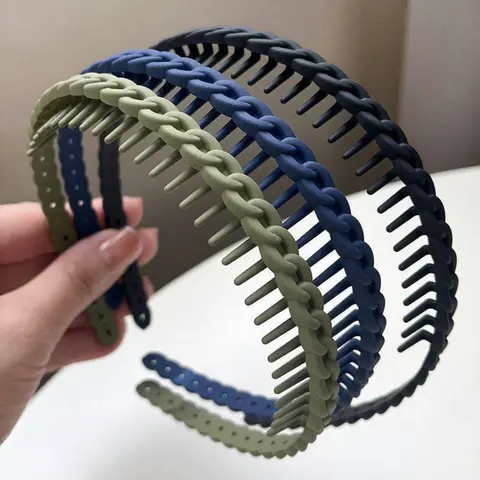 Women's Simple Plain Color Non-slip Hair Hoops, 3 Counts/set Casual Versatile Hair Hoops for Women & Girls, Minimalist Fashion Summer Hair Accessories for Party, Daily Hairstyle Decor Headbands, Headbands On Forehead, Hair Accessory Headband