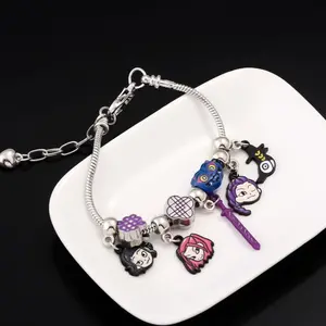 Cartoon Anime K-Pop Hunter Girl Group Netflix Jewelry Alloy Pendant DIY Bracelet, Perfect Gift for Birthdays, Valentine's Day, Weddings, Parties