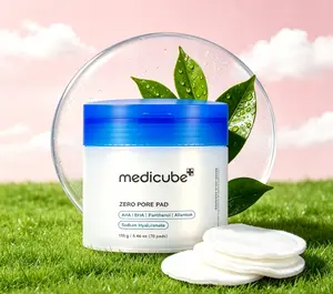 Shrink Pores & Fix Texture | Medicube Zero Pore Pad 70ct Dual Lactic AHA 0.45% BHA Exfoliator Acne Control Korean Beauty Pad